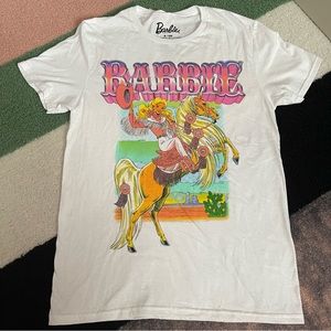 🤠 Barbie Western Cowgirl Cowboy Horse Tee